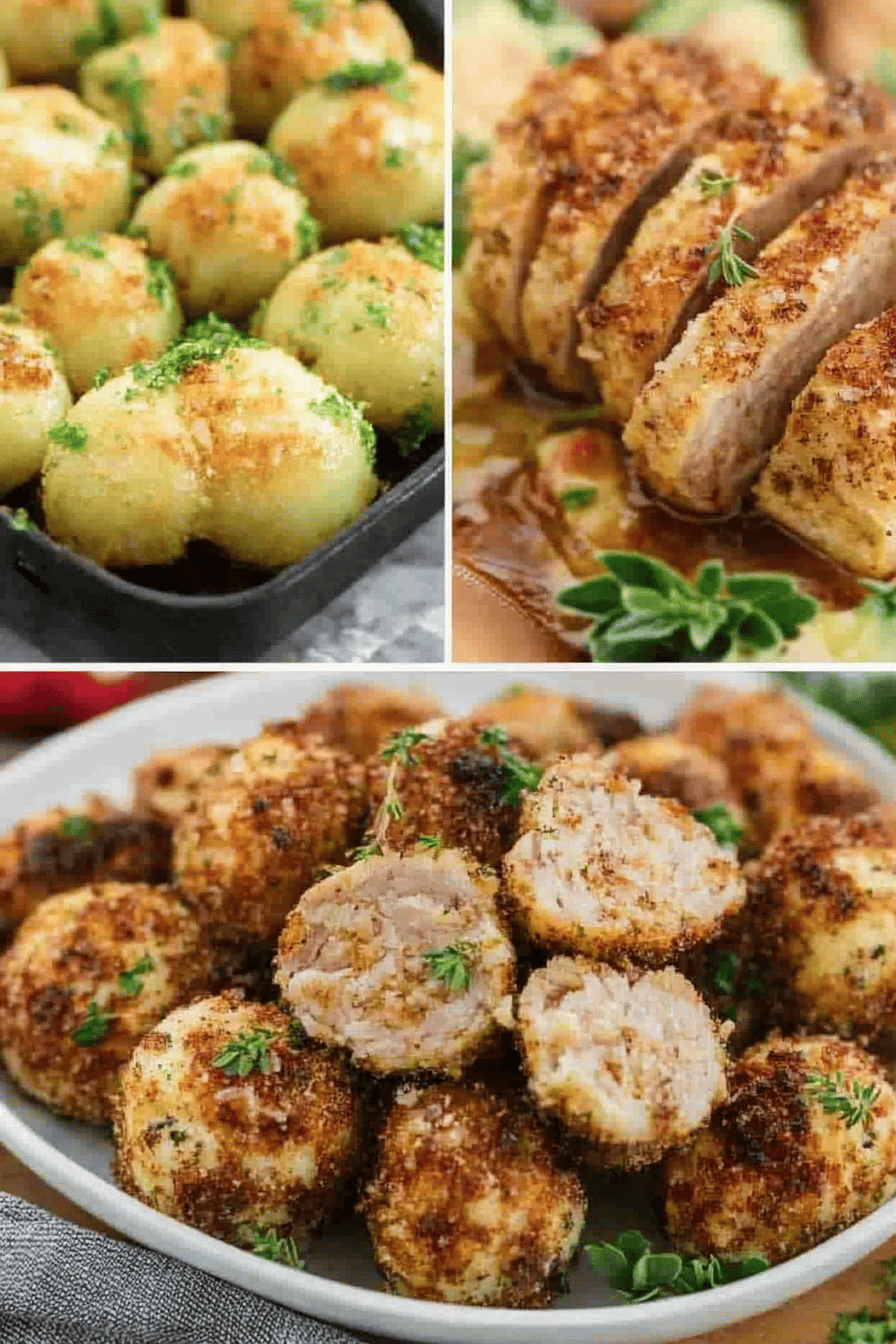 Air Fryer Christmas Recipes final dish beautifully presented and ready to serve
