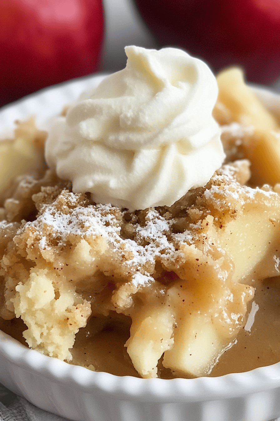 Apple Crisp Recipe slice on plate showing perfect texture and swirl pattern