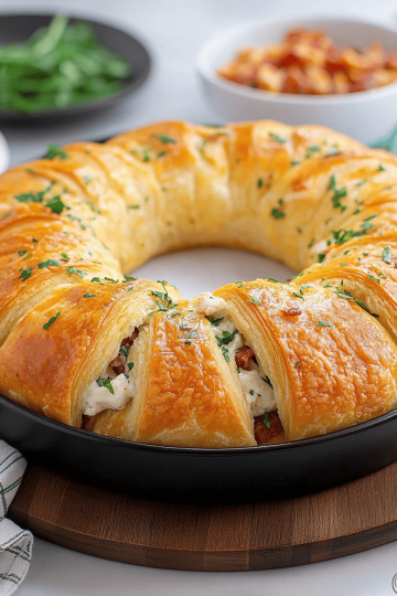 Chicken Bacon Ranch Crescent Ring