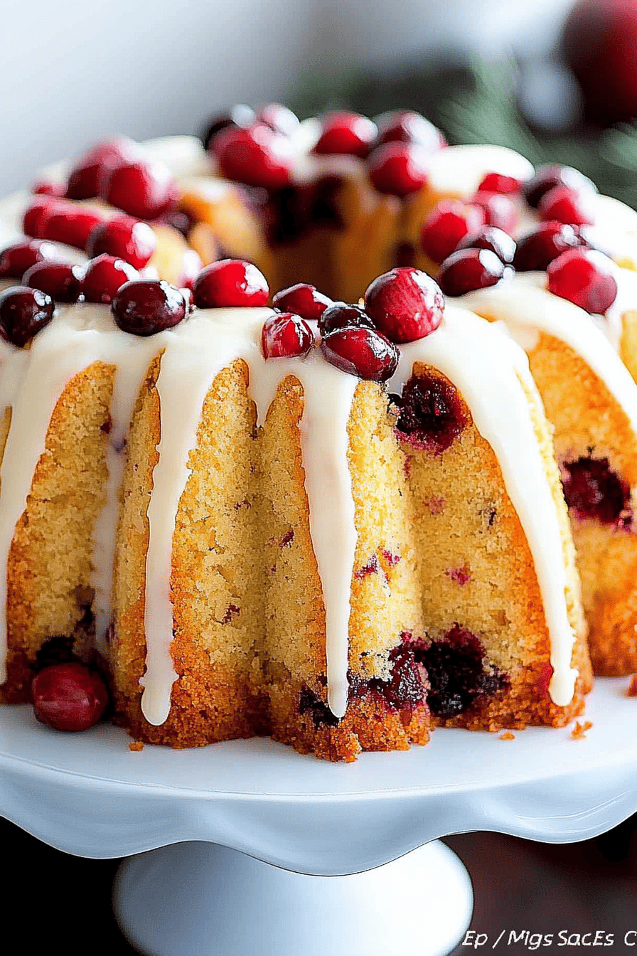 Cranberry Orange Butter Cake ingredients organized and measured on kitchen counter