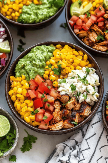Crock-Pot Chipotle Chicken Bowls