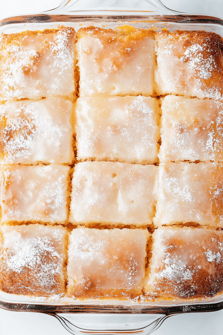 Honey Bun Cake Recipe slice on plate showing perfect texture and swirl pattern
