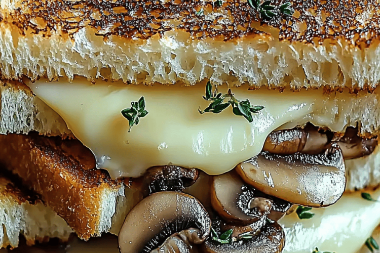 Mushroom Grilled Cheese