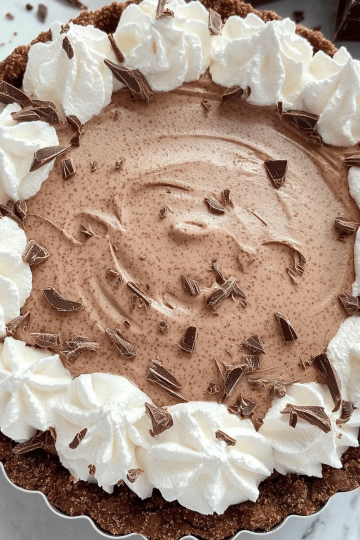 No-Bake Chocolate Cream Pie