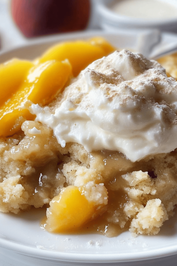 Peach Cobbler Dump Cake