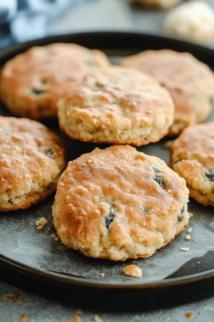 breakfast protein biscuits ingredients organized and measured on kitchen counter