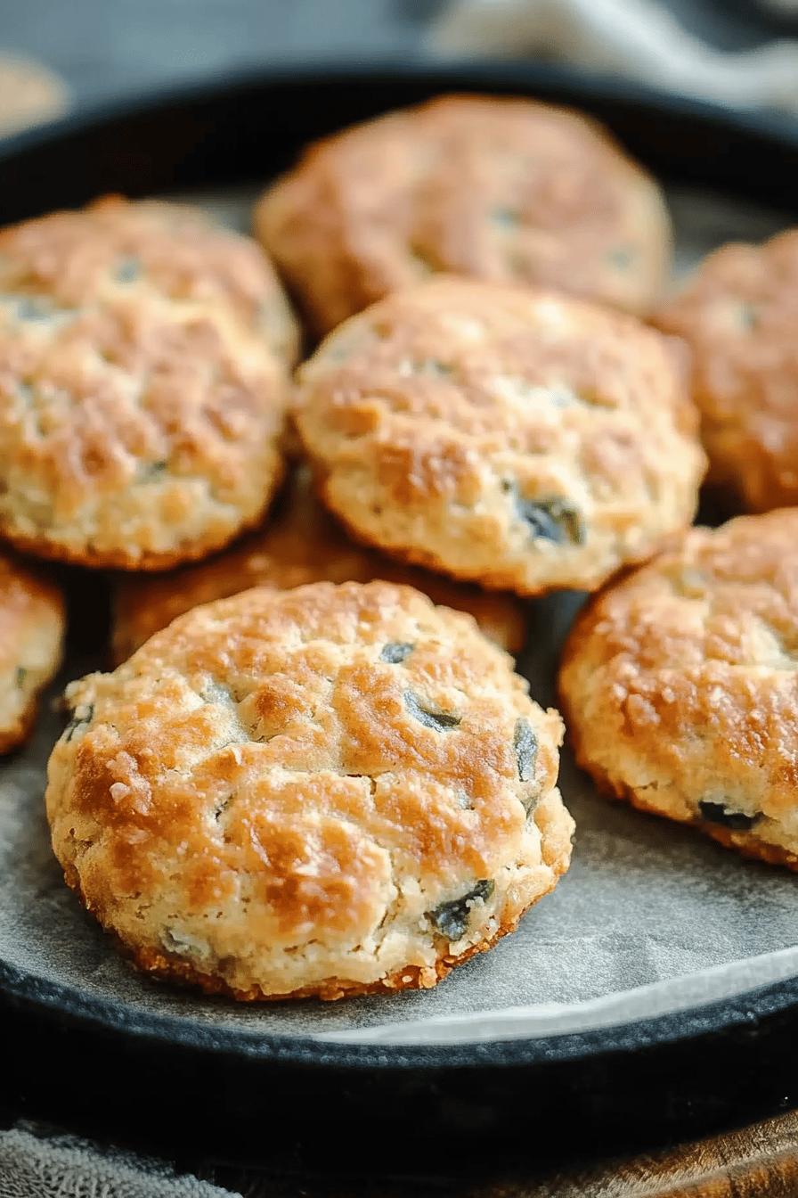 breakfast protein biscuits final dish beautifully presented and ready to serve