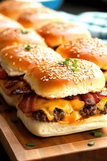 Bacon Cheeseburger Sliders