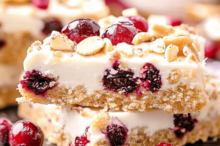 Cranberry bliss bars