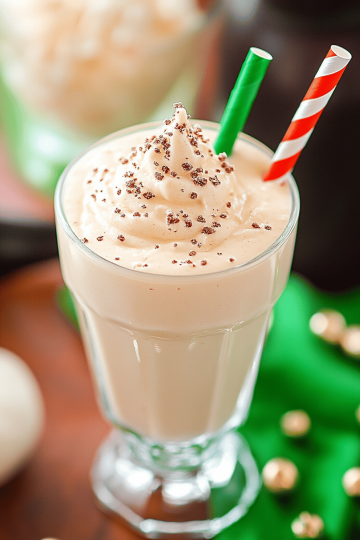 Irish cream milkshake