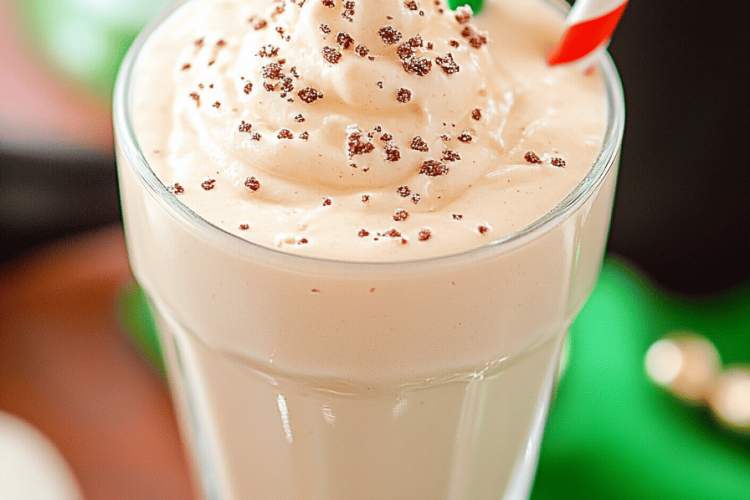 Irish cream milkshake