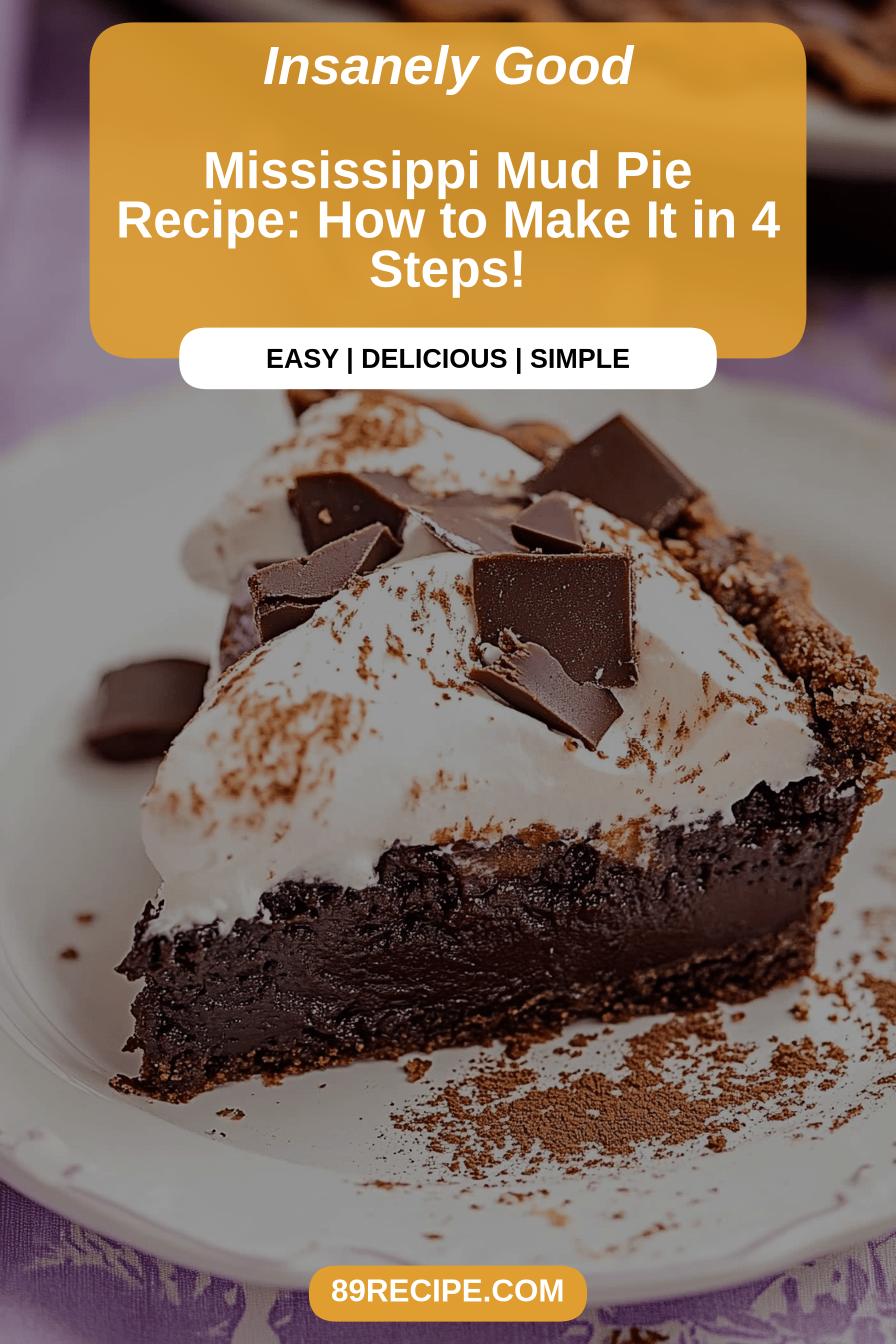 Mississippi mud pie final dish beautifully presented and ready to serve