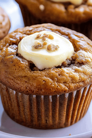 Pumpkin cream cheese muffins