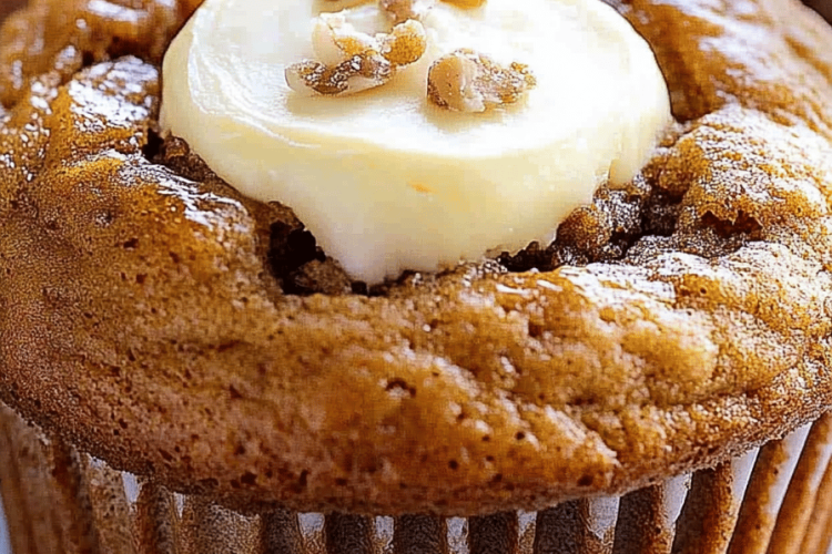 Pumpkin cream cheese muffins