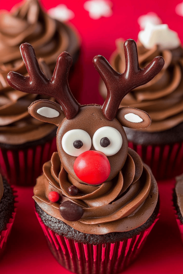 Reindeer cupcakes