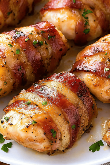 bacon wrapped chicken