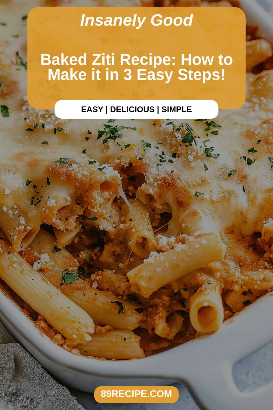 baked ziti recipe final dish beautifully presented and ready to serve