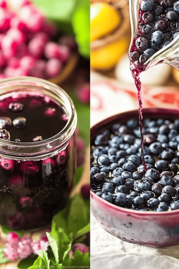 blueberry simple syrup