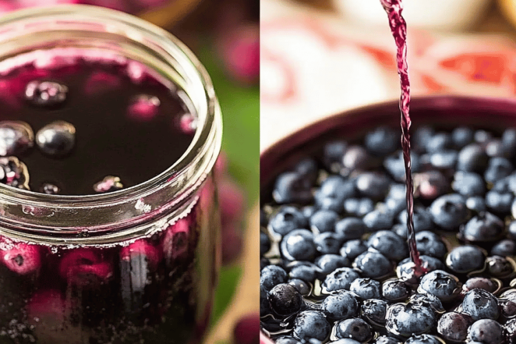 blueberry simple syrup