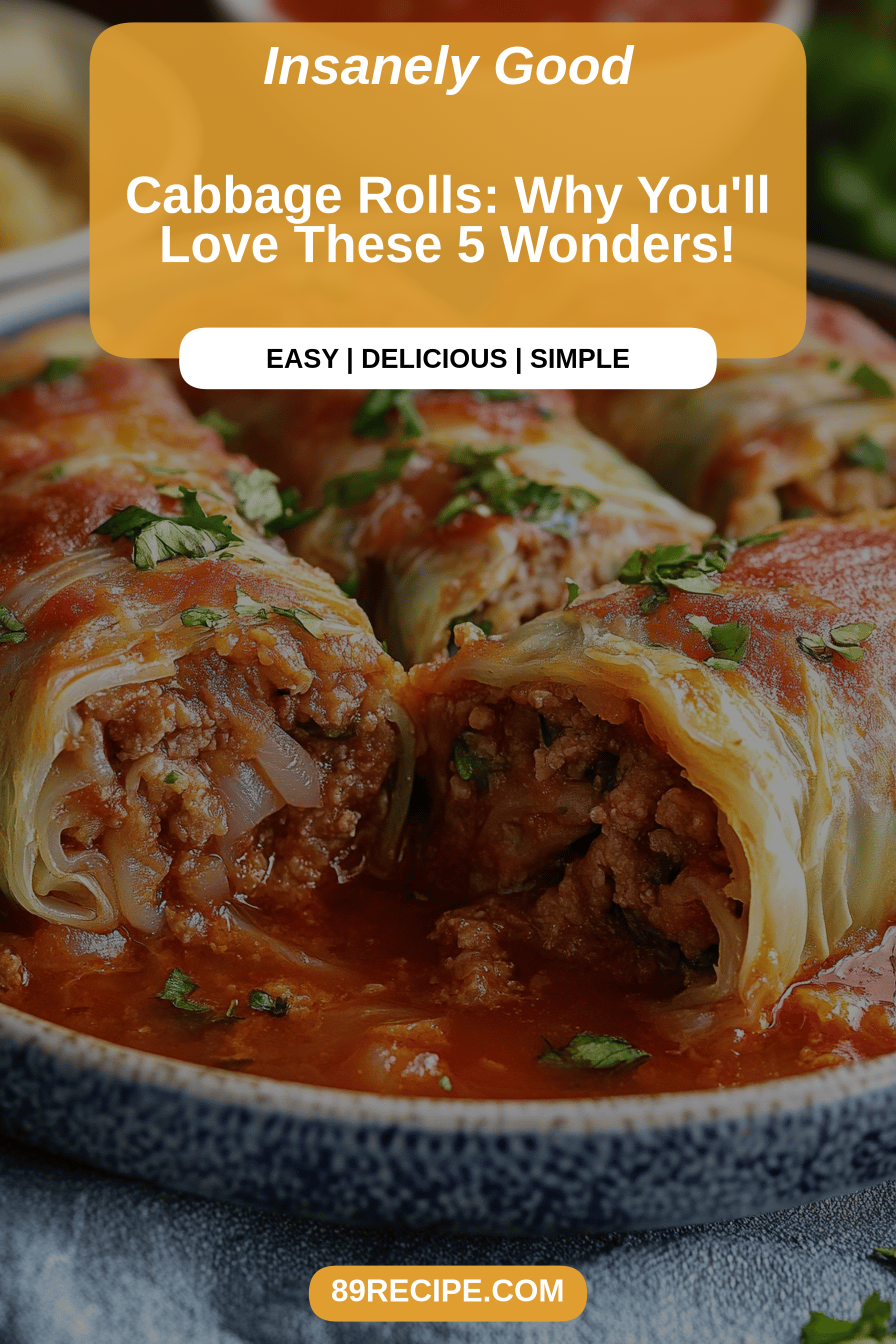 cabbage rolls final dish beautifully presented and ready to serve