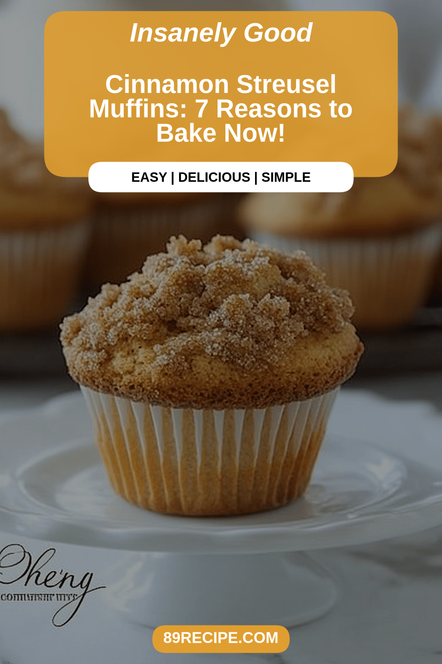 cinnamon streusel muffins final dish beautifully presented and ready to serve