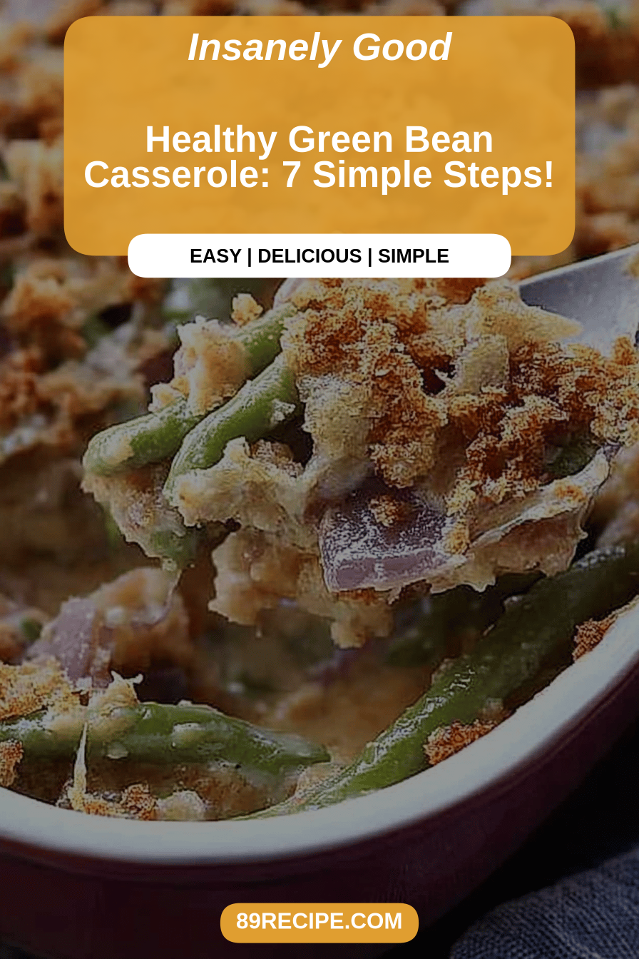 green bean casserole final dish beautifully presented and ready to serve