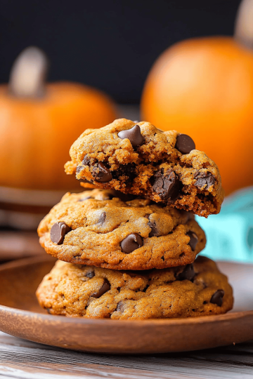pumpkin chocolate chip cookies
