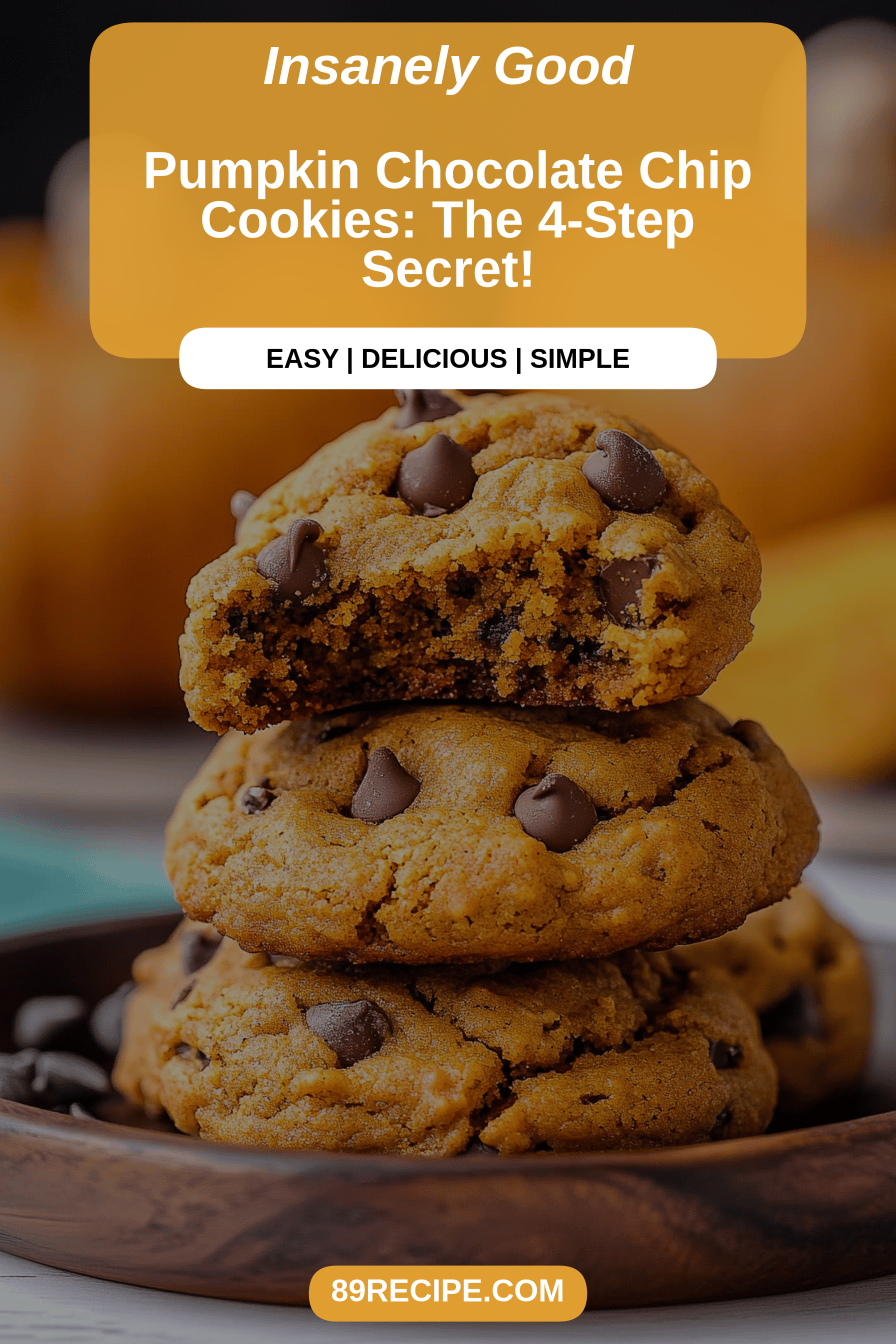 pumpkin chocolate chip cookies final dish beautifully presented and ready to serve