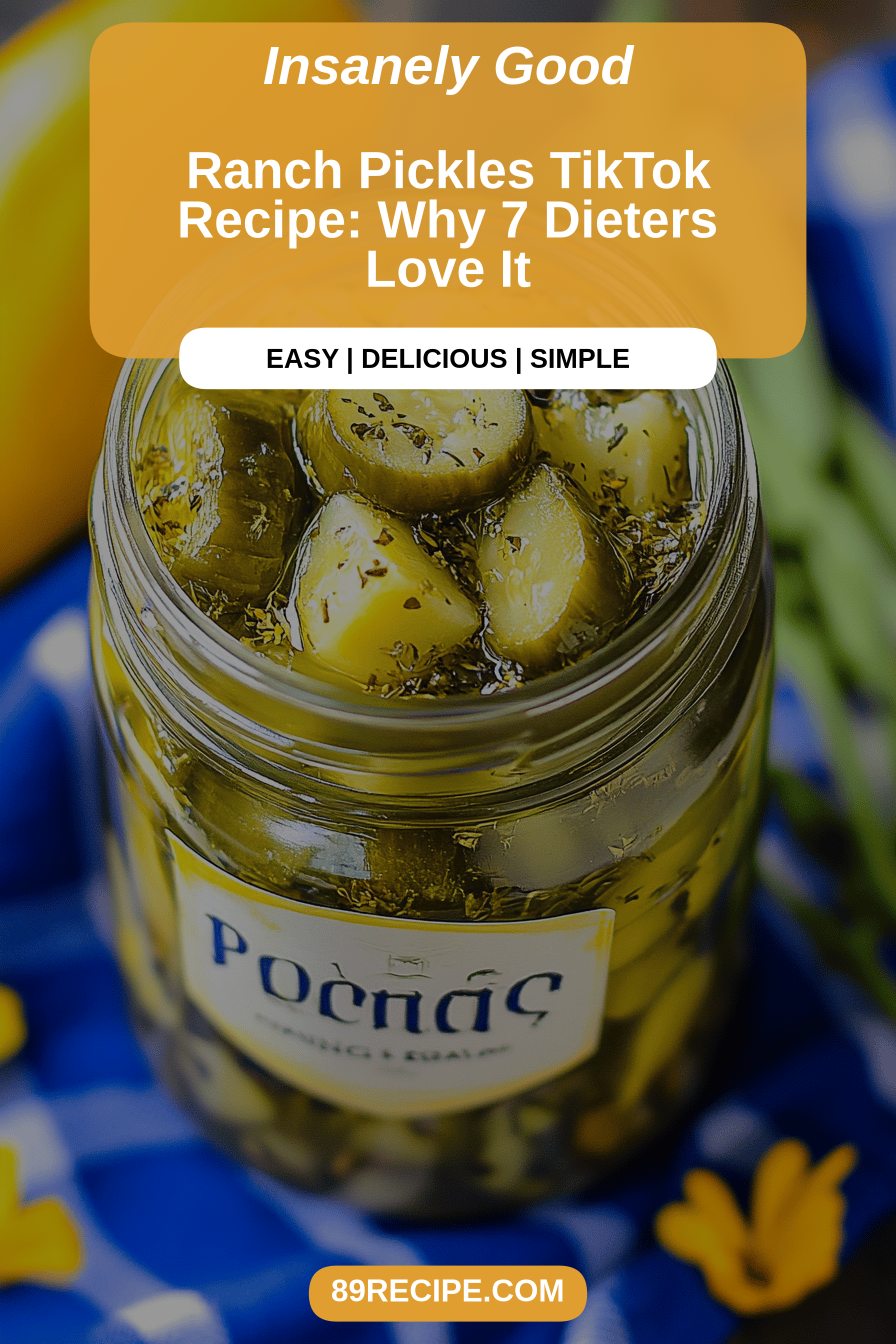 ranch pickles final dish beautifully presented and ready to serve