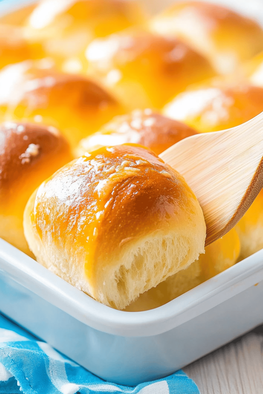 yeast rolls slice on plate showing perfect texture and swirl pattern